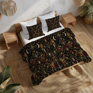 Halloween Thanksgiving Christmas Duvet Cover Set - Print 20