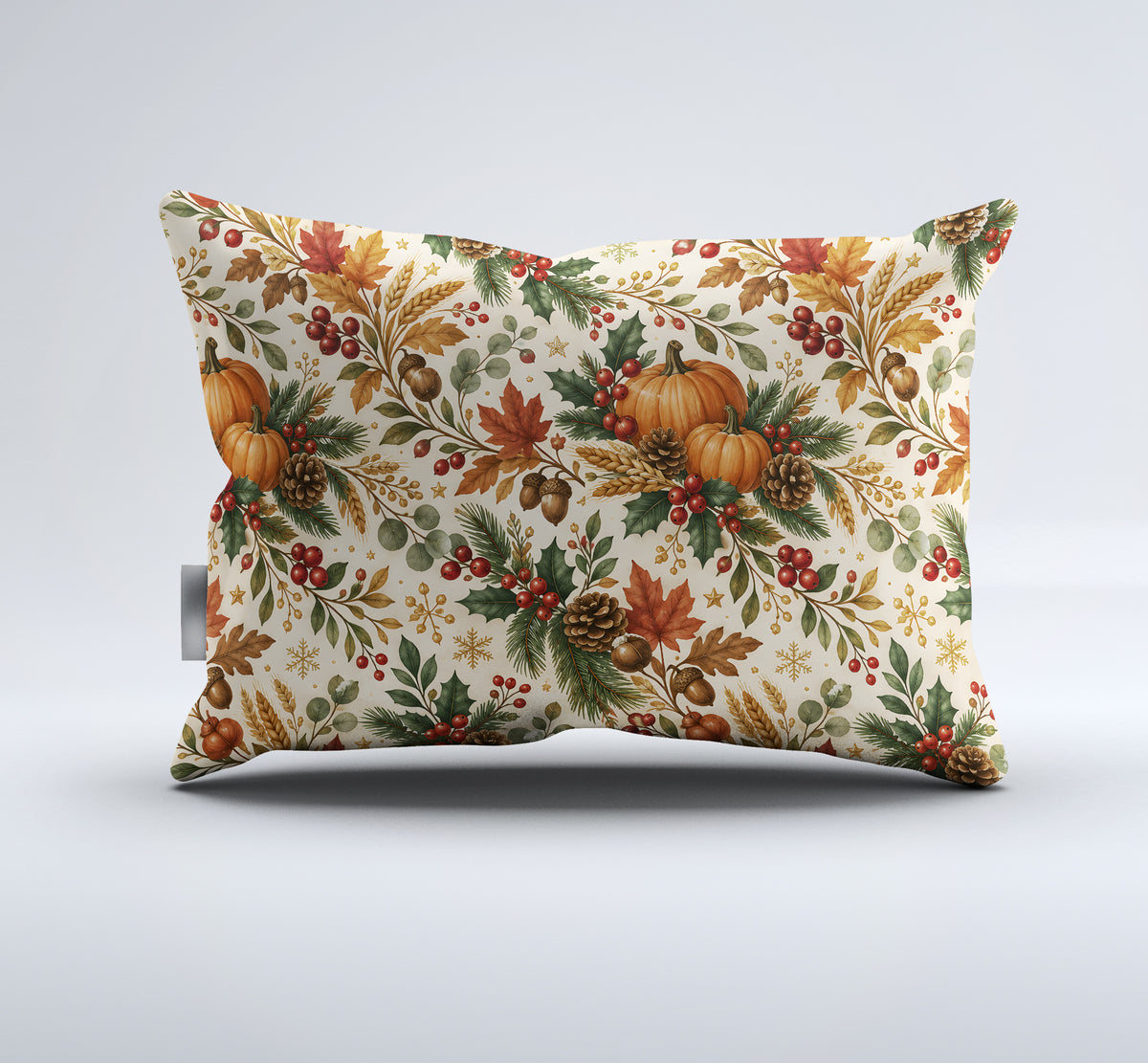 Fall Harvest & Christmas Duvet Cover Set - Print 4