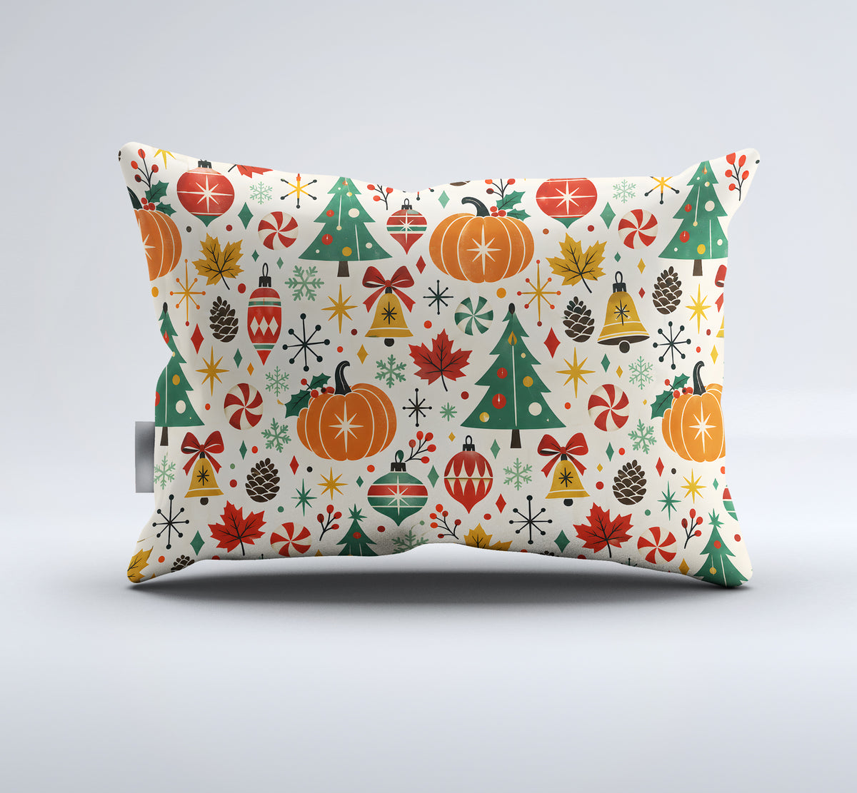 Fall Harvest & Christmas Duvet Cover Set - Print 22