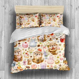 Cute Otter Duvet Cover Set - Print 25