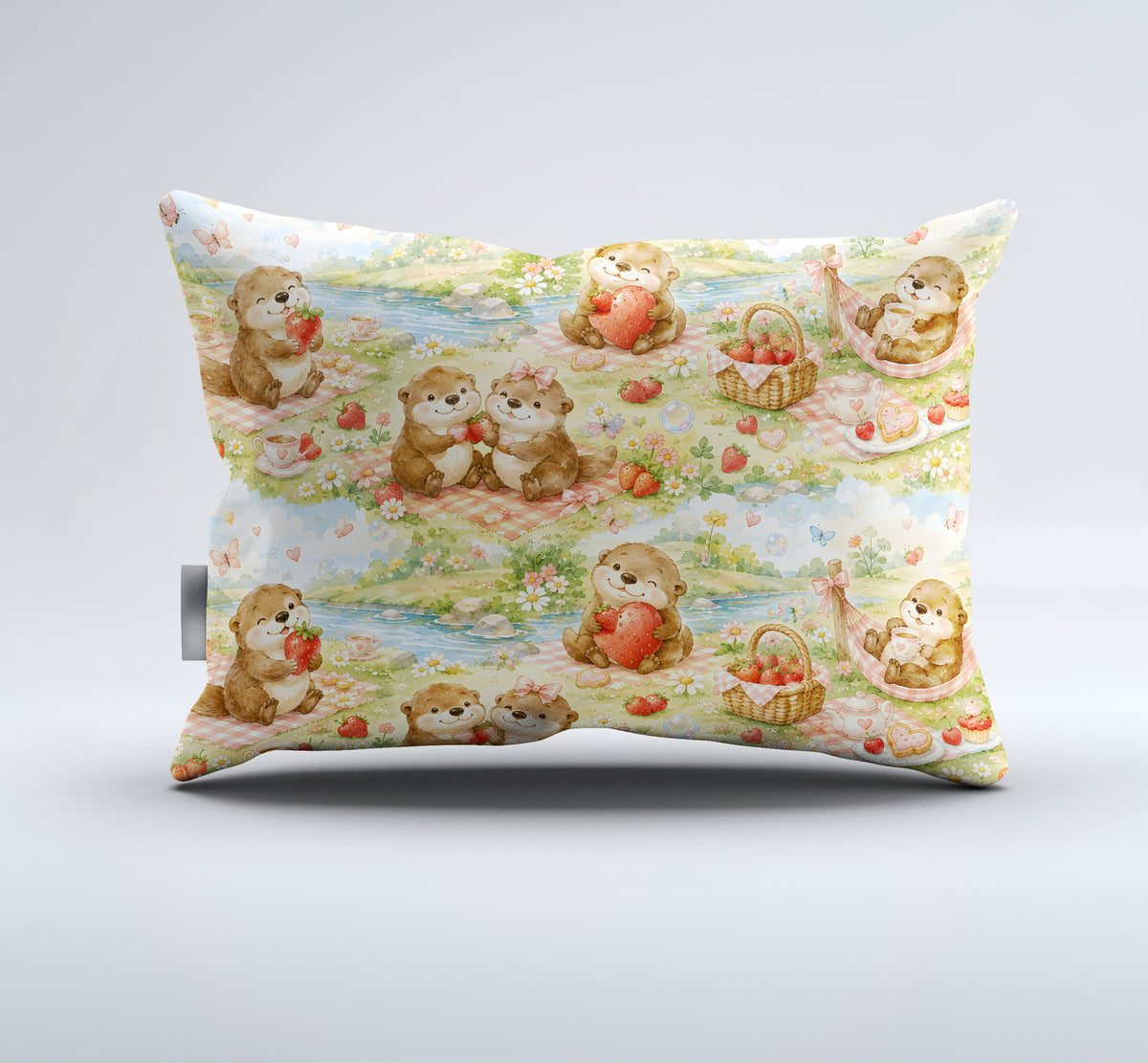 Cute Otter Duvet Cover Set - Print 34
