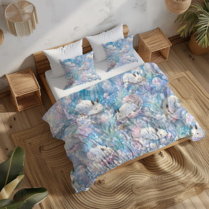Sea Bunny Duvet Cover Set - Print 2