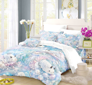 Sea Bunny Duvet Cover Set - Print 6