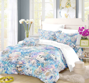 Sea Bunny Duvet Cover Set - Print 24