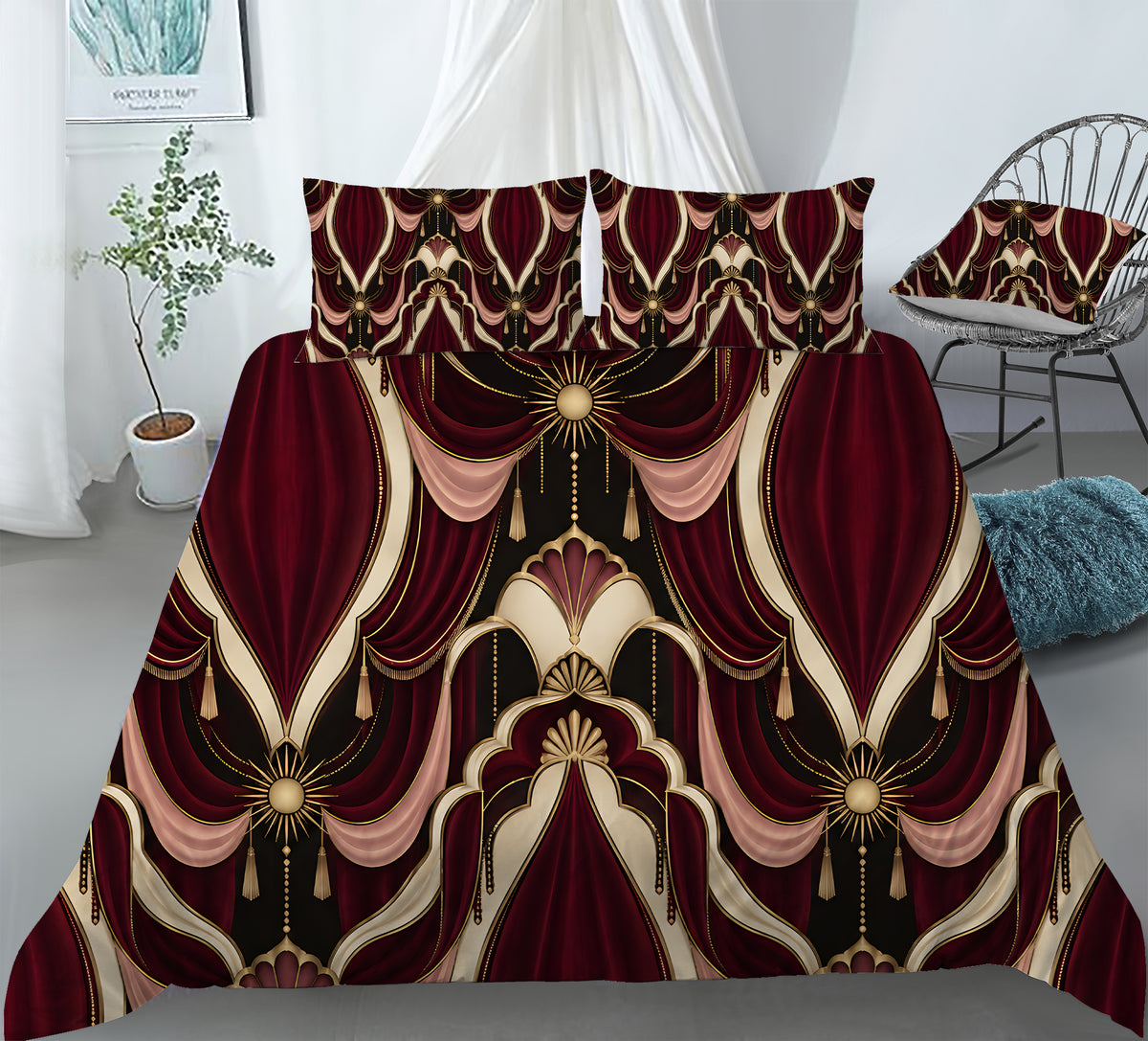 Circus Carnival Duvet Cover Set - Print 9