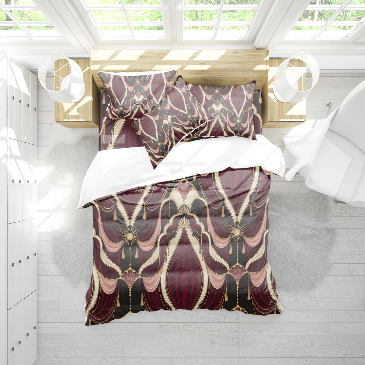 Circus Carnival Duvet Cover Set - Print 11
