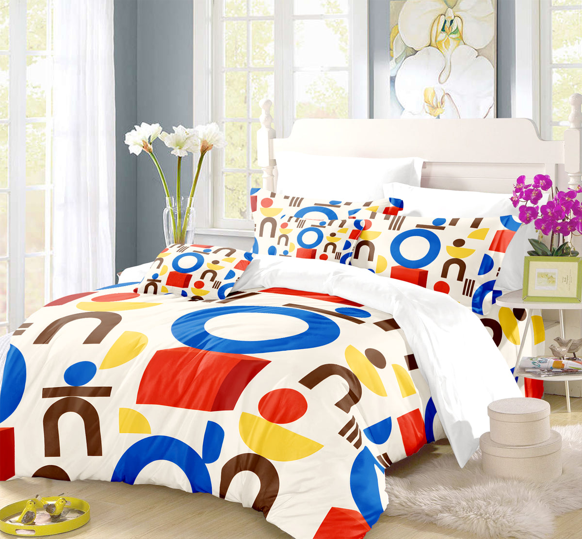 Circus Carnival Duvet Cover Set - Print 18