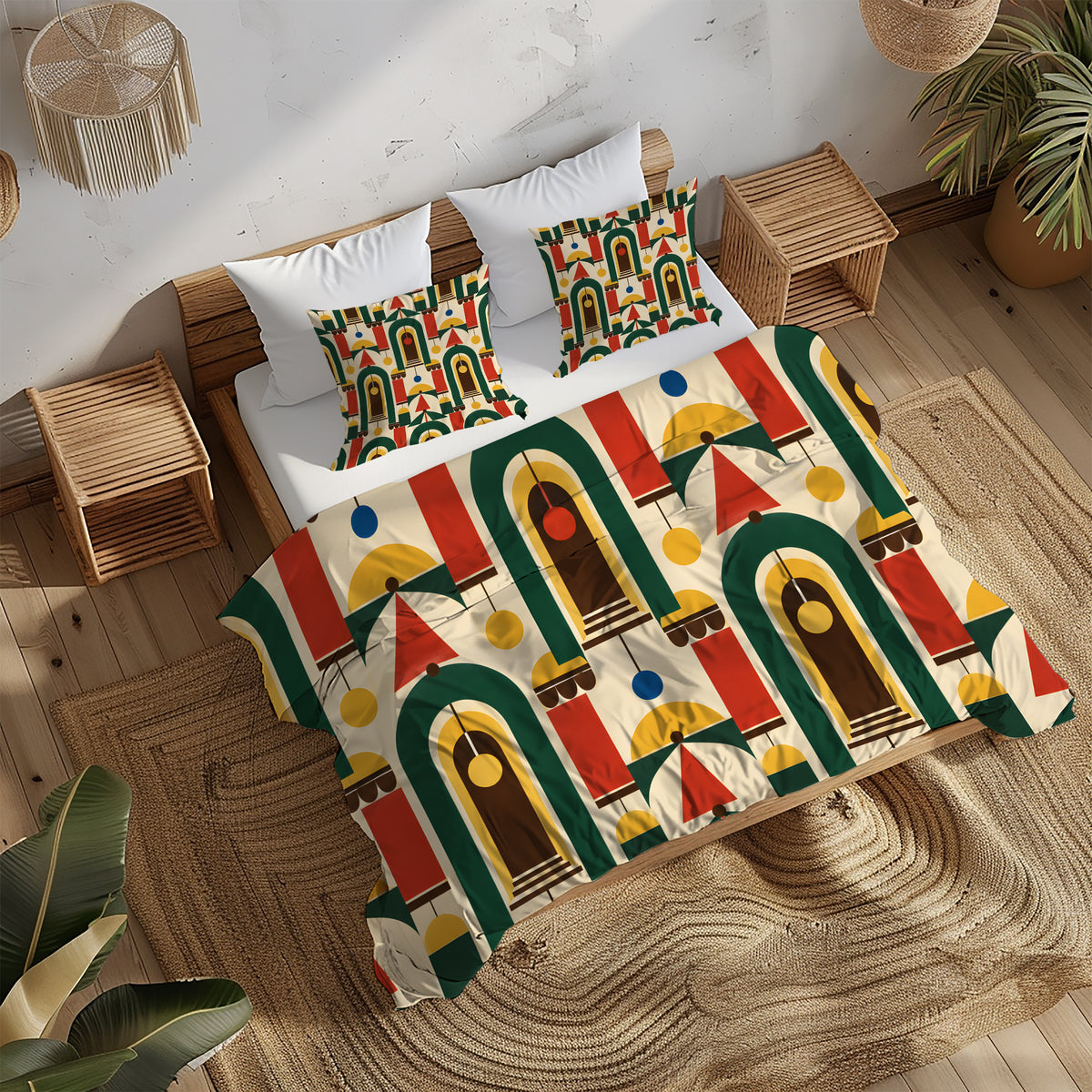 Circus Carnival Duvet Cover Set - Print 20