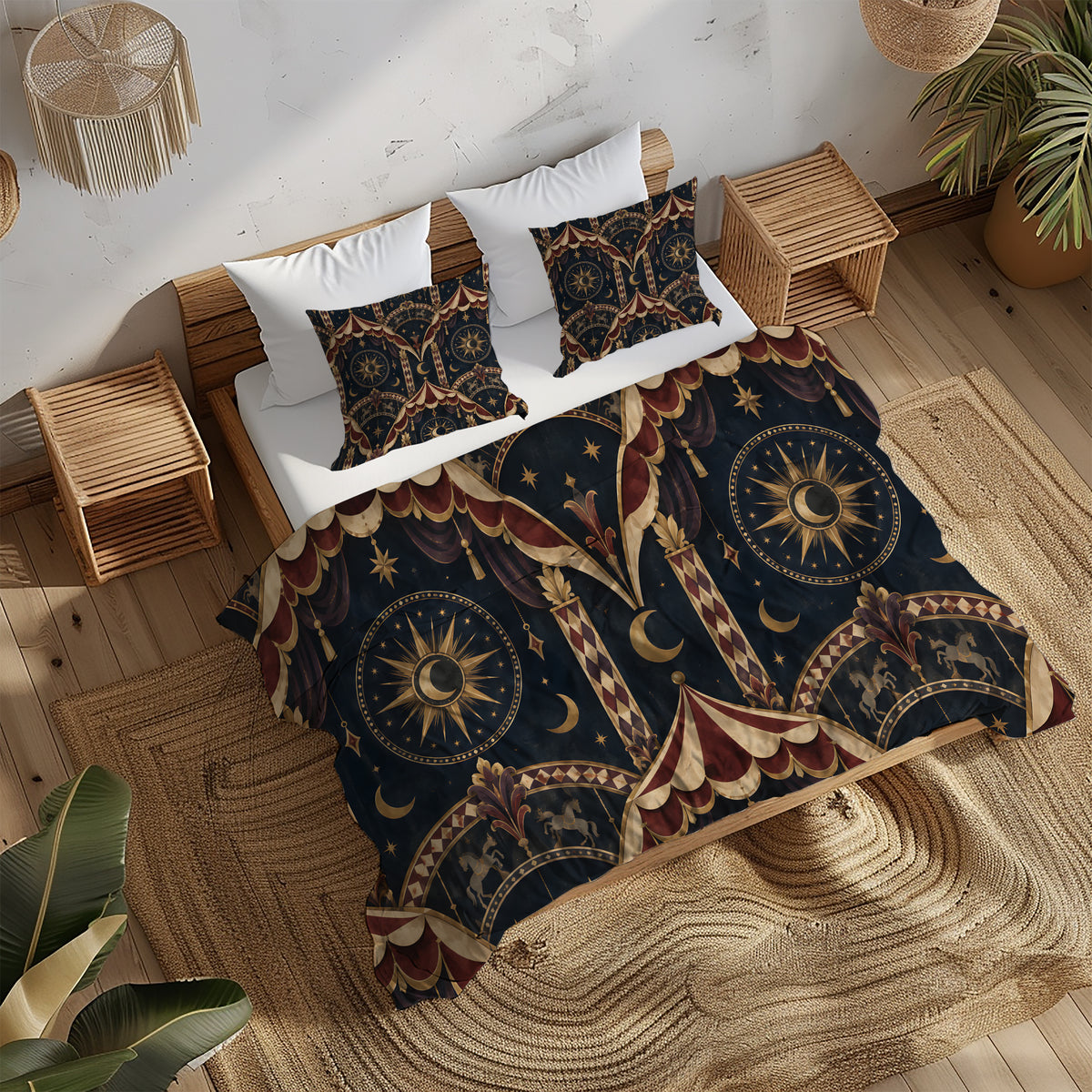 Circus Carnival Duvet Cover Set - Print 32