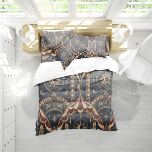 Circus Carnival Duvet Cover Set - Print 35