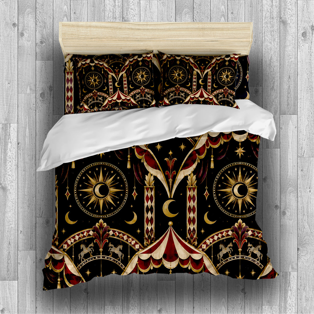 Circus Carnival Duvet Cover Set - Print 31
