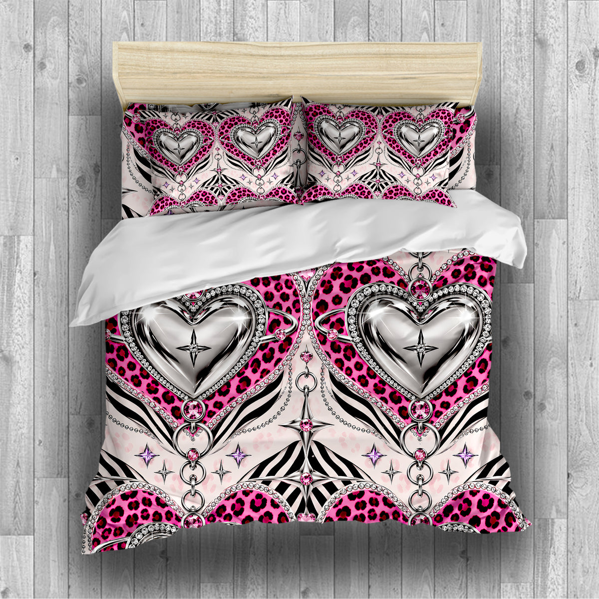 McBling Duvet Cover Set - Print 1