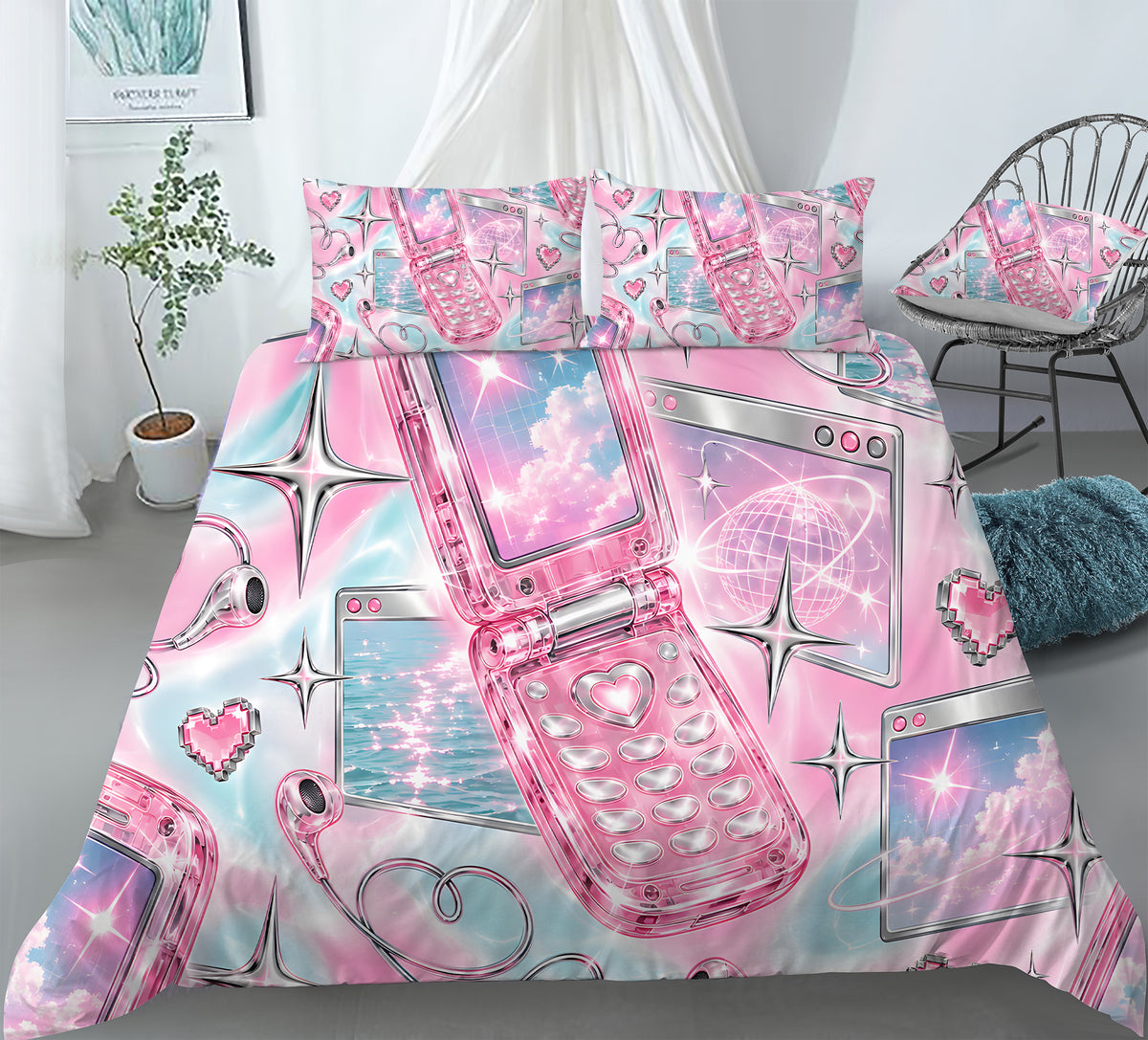 McBling Duvet Cover Set - Print 9