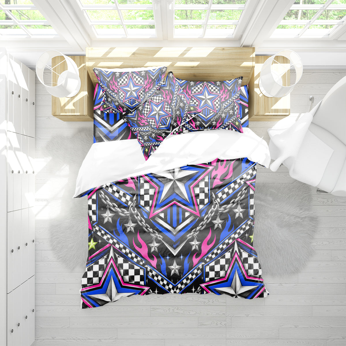 McBling Duvet Cover Set - Print 23