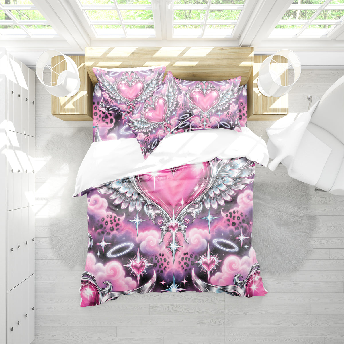 McBling Duvet Cover Set - Print 29