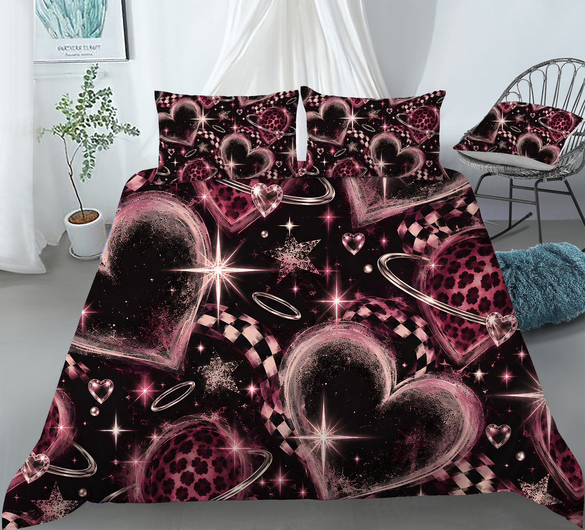 McBling Duvet Cover Set - Print 33