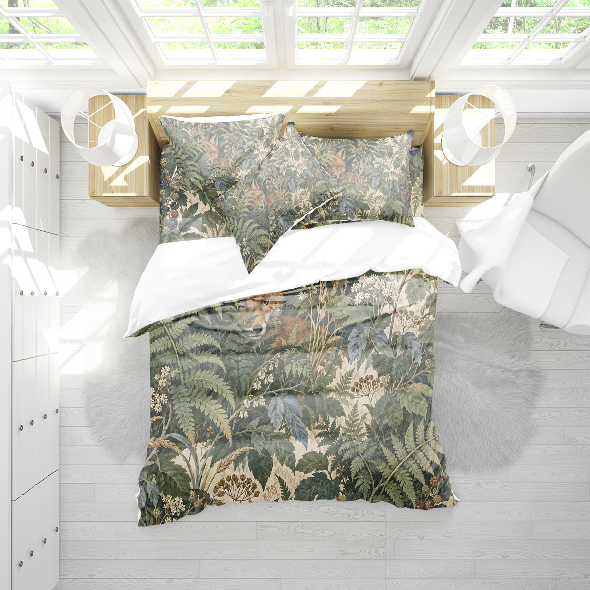 Deer Aesthetic Duvet Cover Set - Print 11