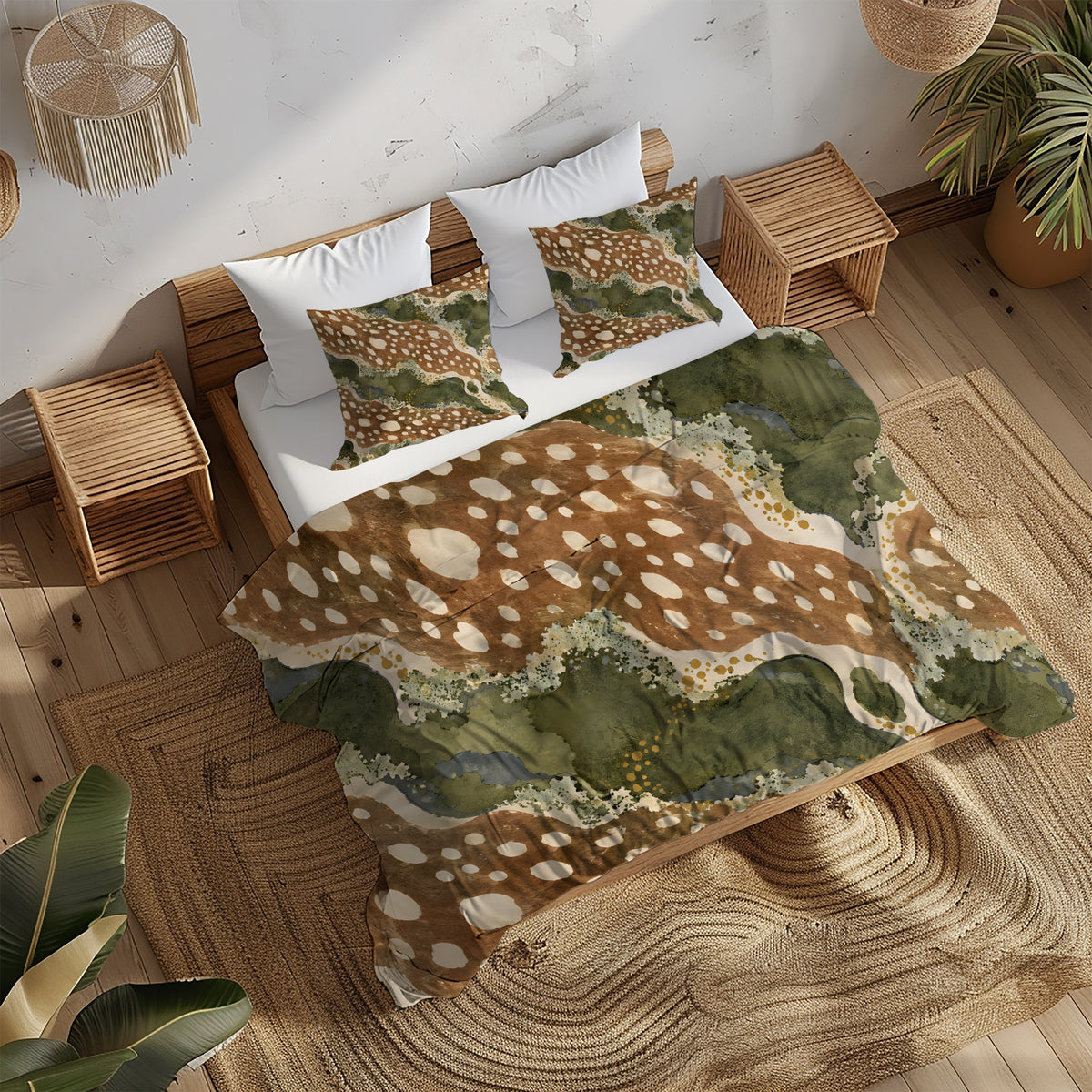 Deer Aesthetic Duvet Cover Set - Print 14