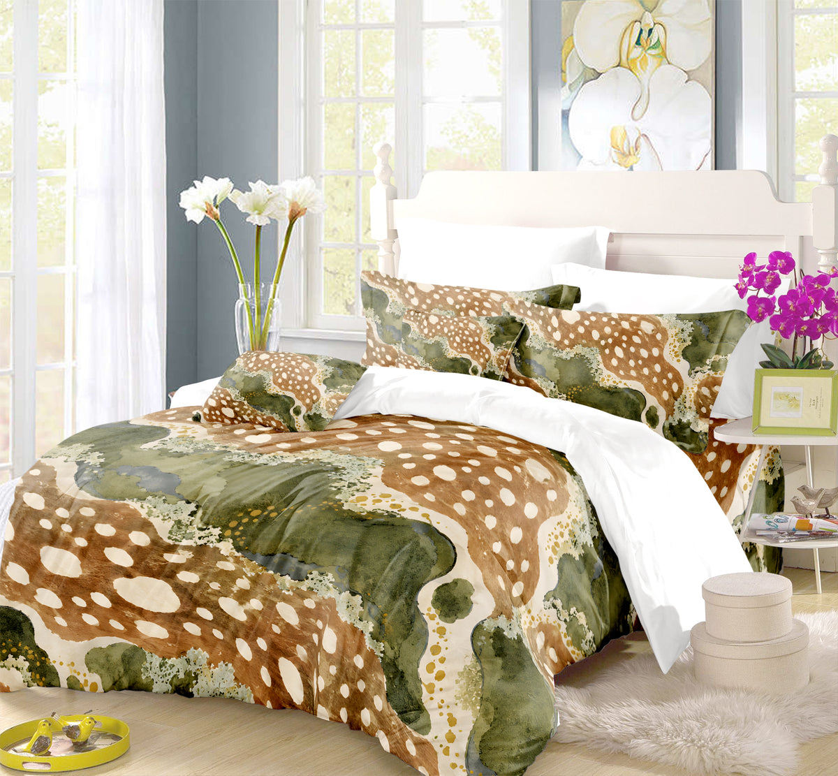 Deer Aesthetic Duvet Cover Set - Print 18