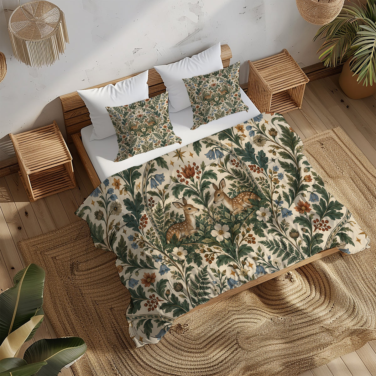Deer Aesthetic Duvet Cover Set - Print 26