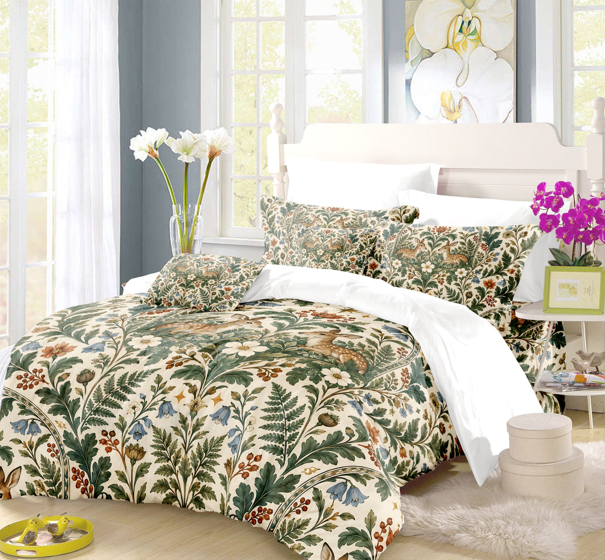Deer Aesthetic Duvet Cover Set - Print 30