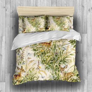Deer Aesthetic Duvet Cover Set - Print 31
