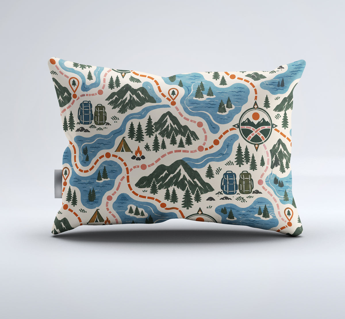 Sapphic Trail Utility Duvet Cover Set - Print 34