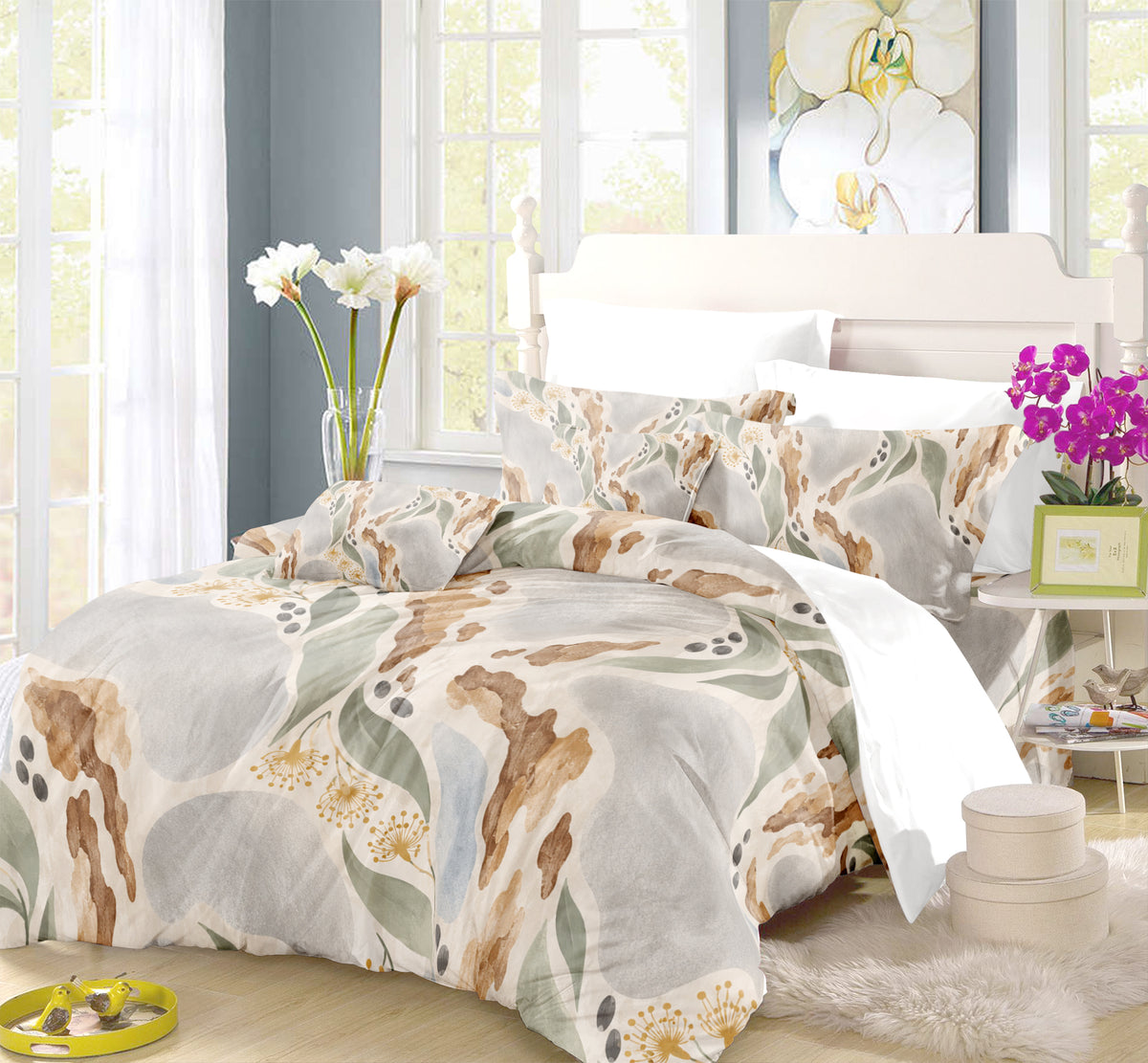 Australian Koala Habitat Duvet Cover Set - Print 24