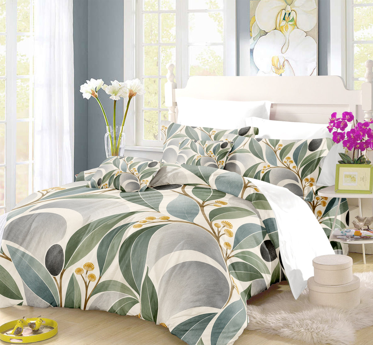 Australian Koala Habitat Duvet Cover Set - Print 30