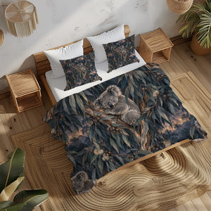 Australian Koala Habitat Duvet Cover Set - Print 32