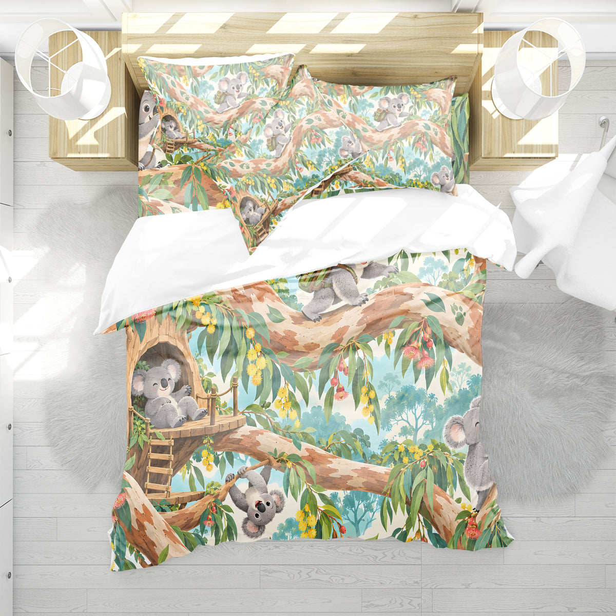 Koala Adventure Club Duvet Cover Set - Print 11
