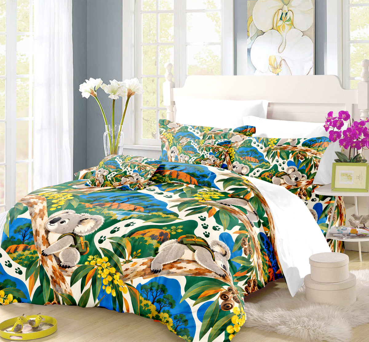 Koala Adventure Club Duvet Cover Set - Print 18