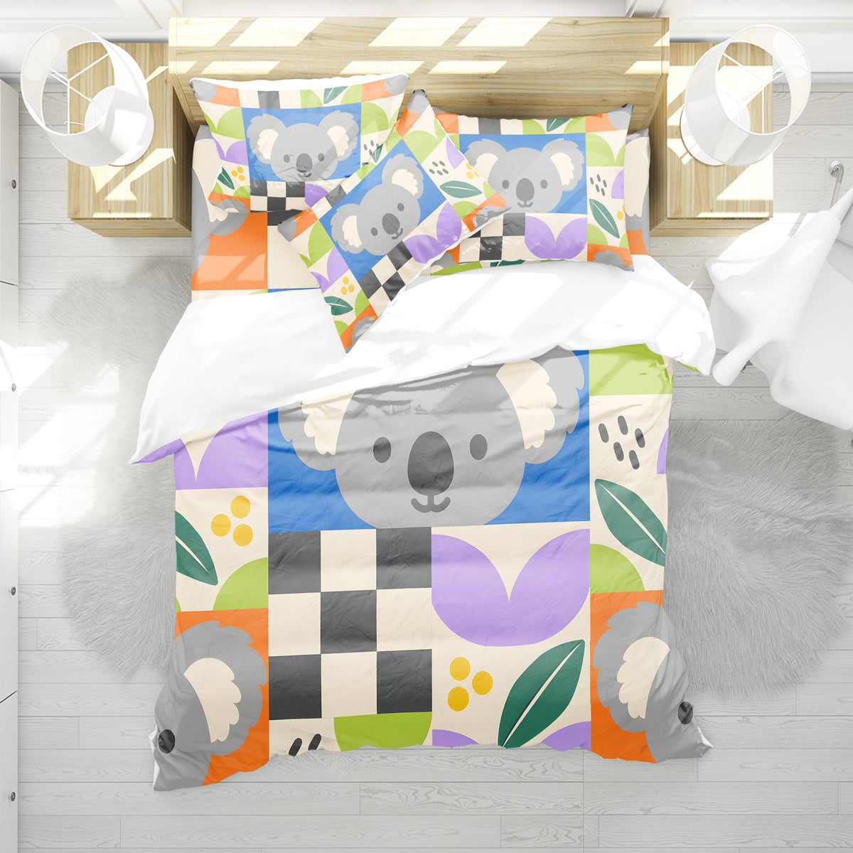 Koala Adventure Club Duvet Cover Set - Print 23