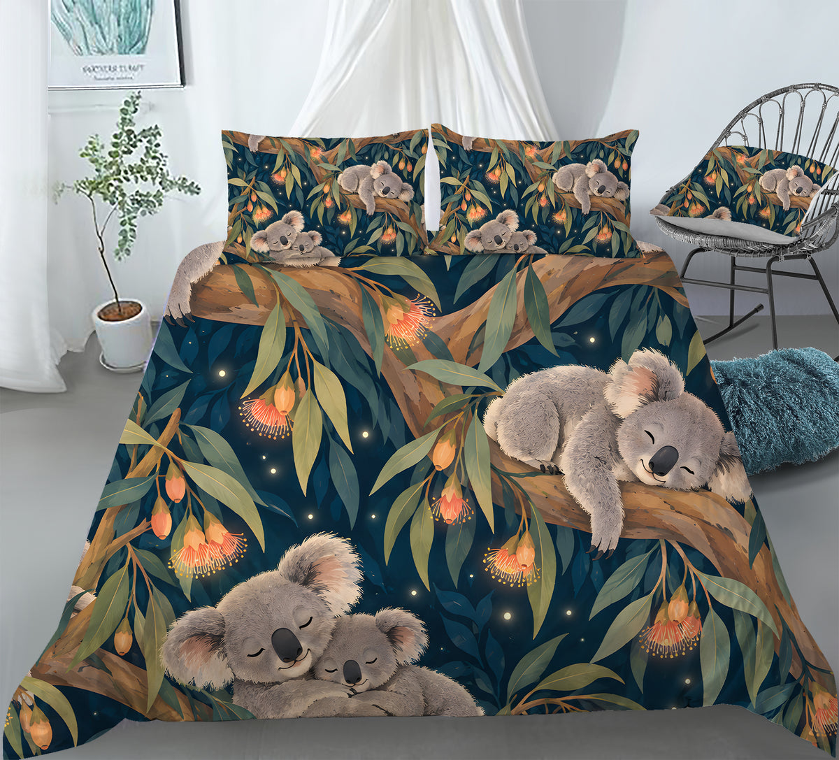 Koala Adventure Club Duvet Cover Set - Print 27