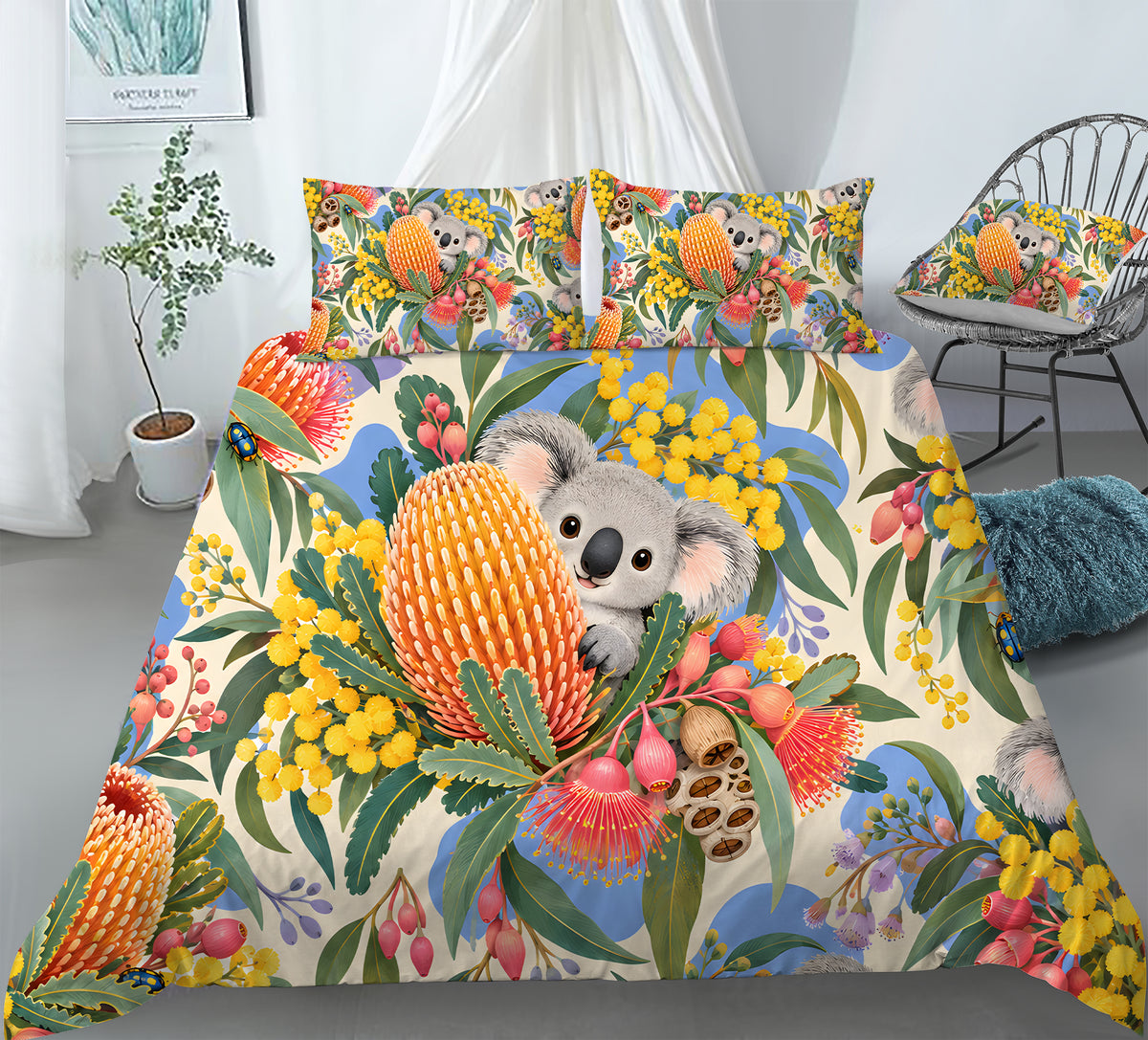 Koala Adventure Club Duvet Cover Set - Print 33