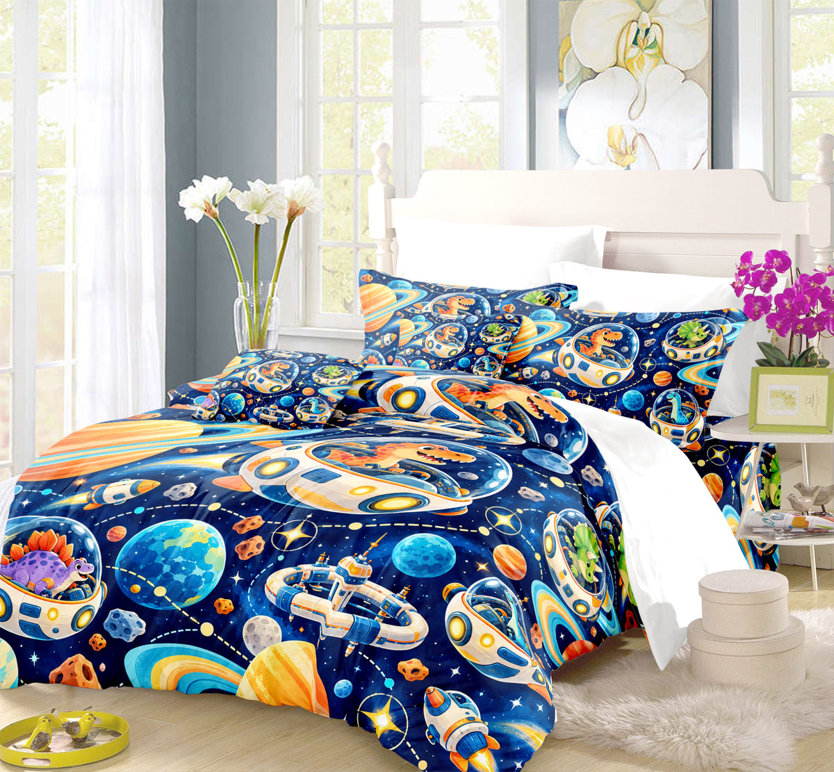 Dinosaur Discovery Room Duvet Cover Set - Print 6