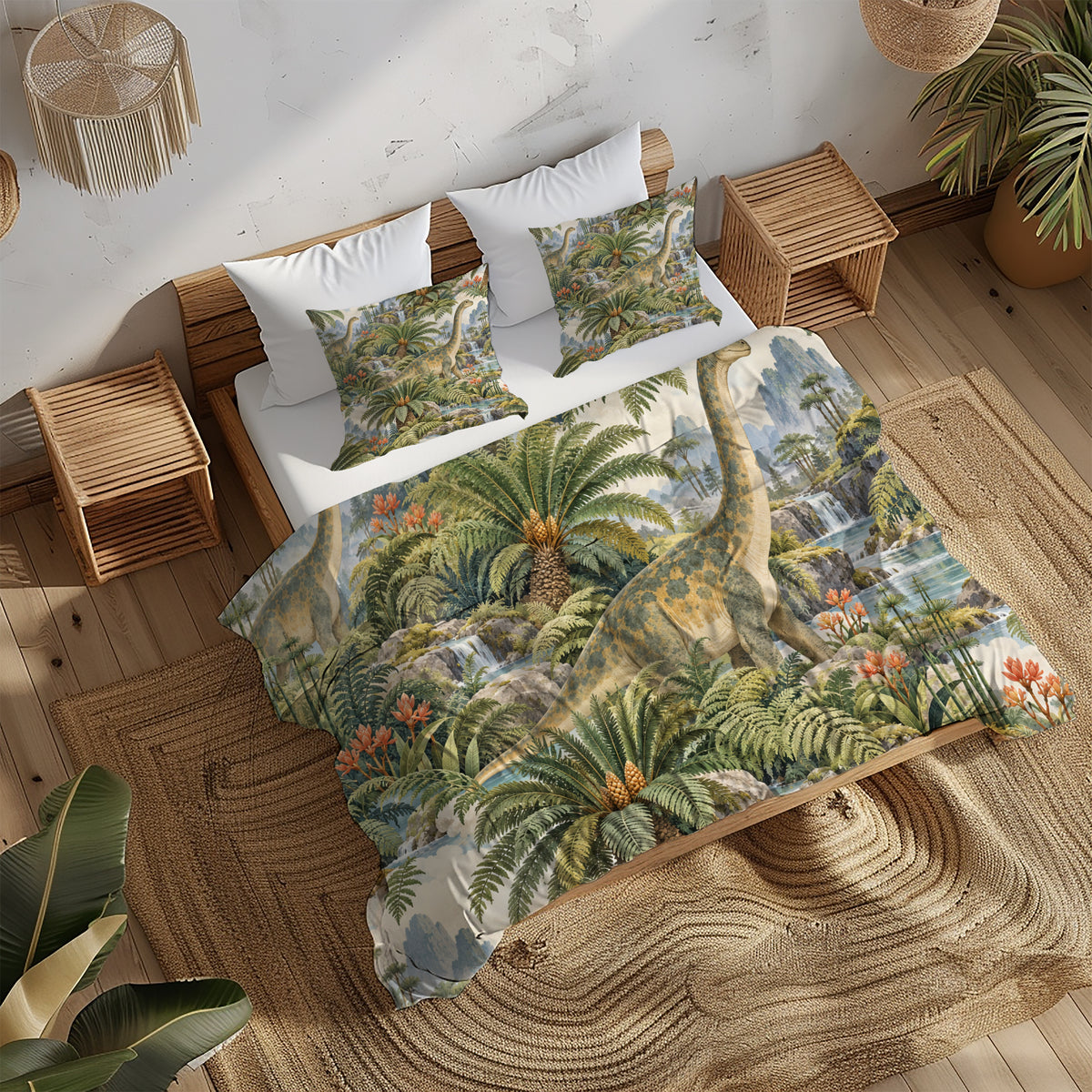 Dinosaur Discovery Room Duvet Cover Set - Print 8