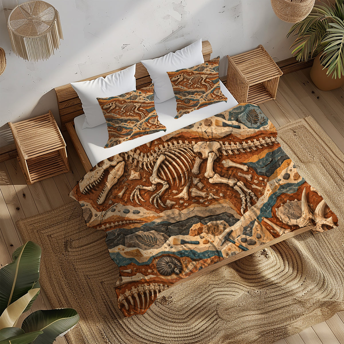 Dinosaur Discovery Room Duvet Cover Set - Print 14