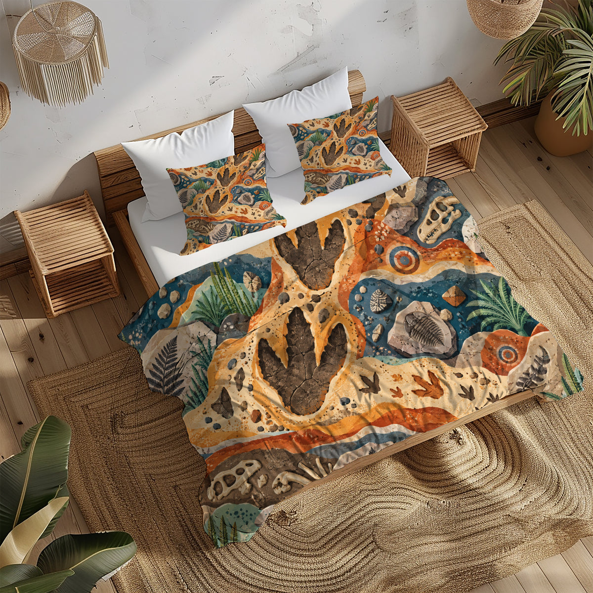 Dinosaur Discovery Room Duvet Cover Set - Print 20