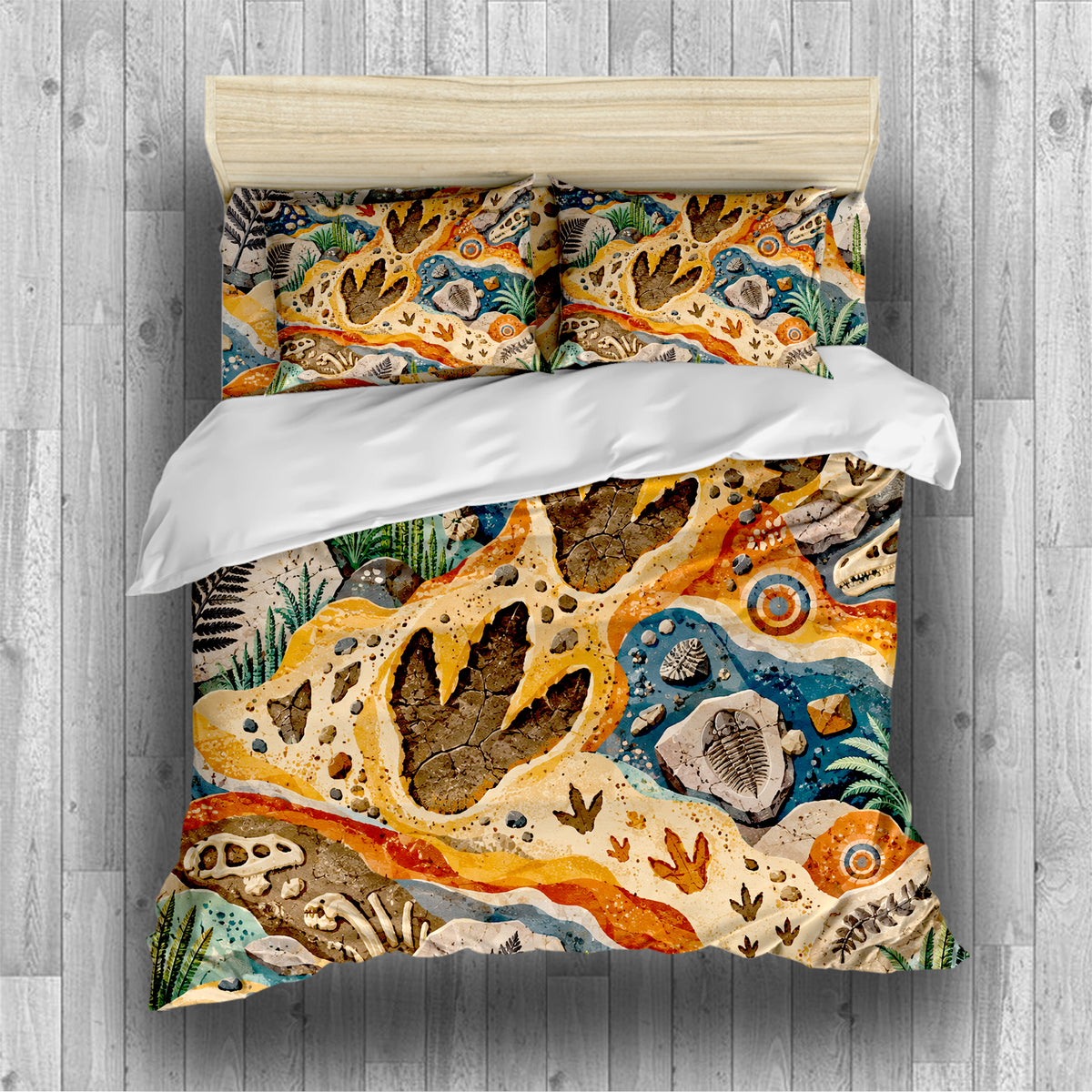 Dinosaur Discovery Room Duvet Cover Set - Print 19
