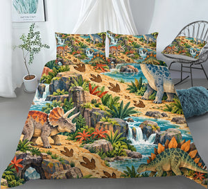 Dinosaur Discovery Room Duvet Cover Set - Print 27