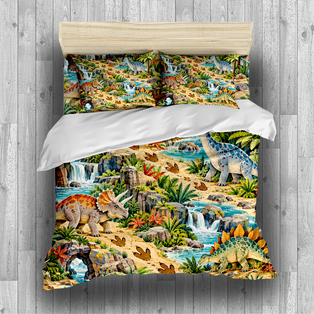 Dinosaur Discovery Room Duvet Cover Set - Print 25