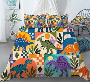 Dinosaur Discovery Room Duvet Cover Set - Print 33