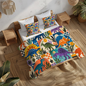 Dinosaur Discovery Room Duvet Cover Set - Print 32