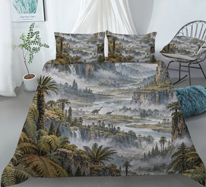 Mesozoic Fern Conservatory Duvet Cover Set - Print 15