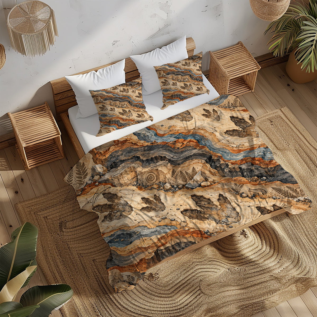 Mesozoic Fern Conservatory Duvet Cover Set - Print 20