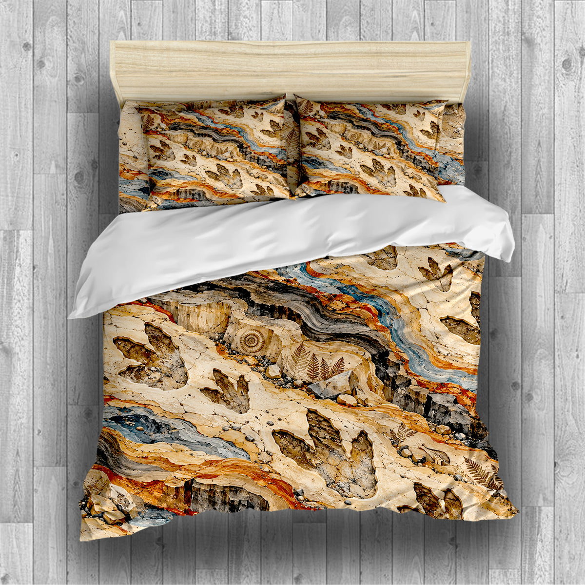 Mesozoic Fern Conservatory Duvet Cover Set - Print 19