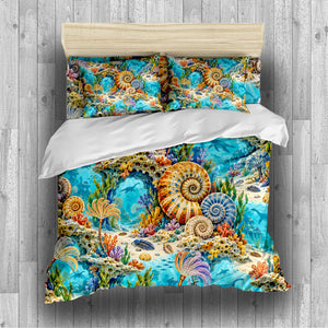 Prehistoric Ocean Kids Duvet Cover Set - Print 13
