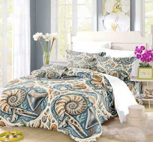 Prehistoric Ocean Kids Duvet Cover Set - Print 36