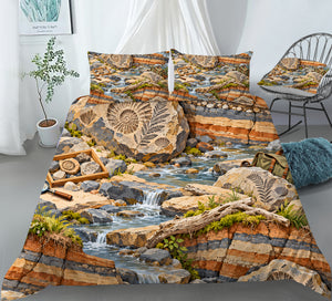 Junior Rockhound Field Camp Duvet Cover Set - Print 9